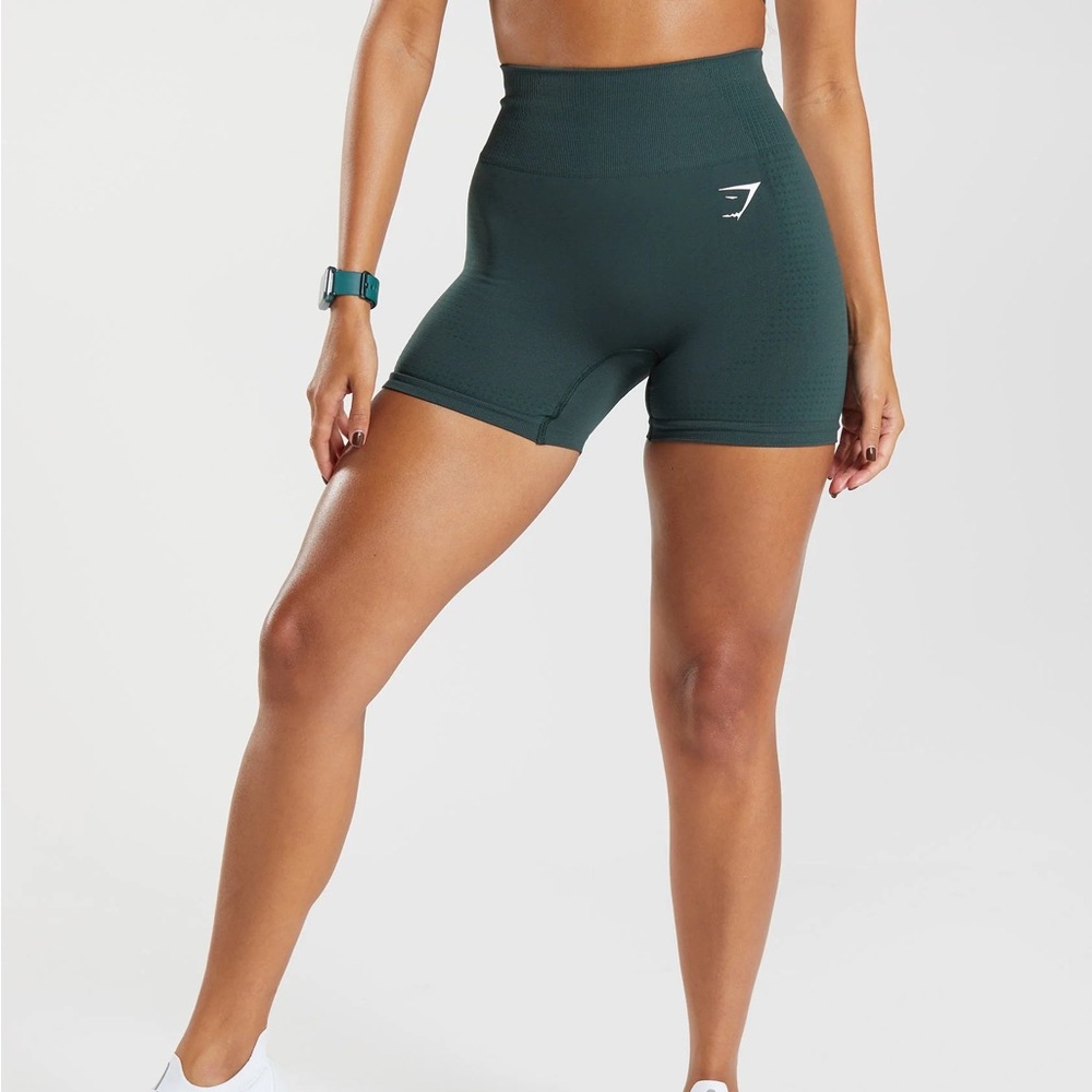 Green Vital Seamless 2.0 Gymshark shorts